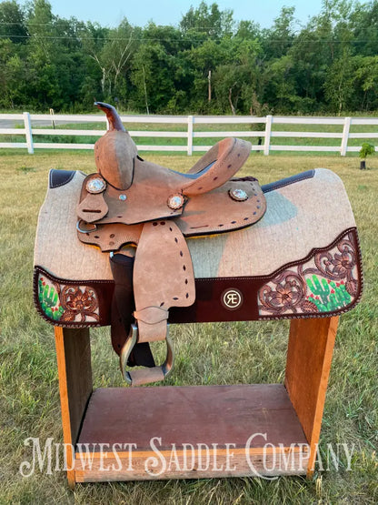 10” Cloverleaf Saddle Co. Kid’s Youth Western Rough Out Barrel