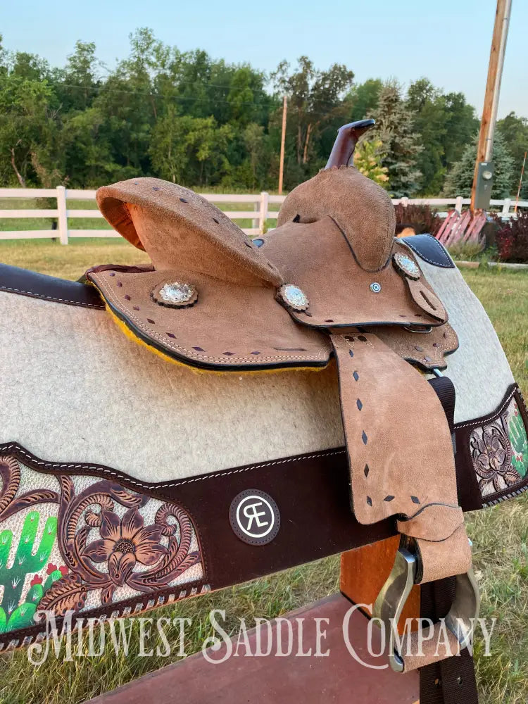 10” Cloverleaf Saddle Co. Kid’s Youth Western Rough Out Barrel