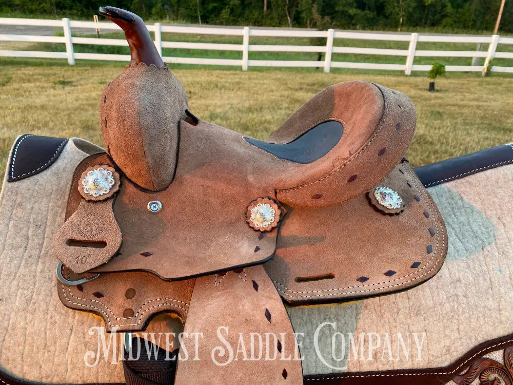 10” Cloverleaf Saddle Co. Kid’s Youth Western Rough Out Barrel