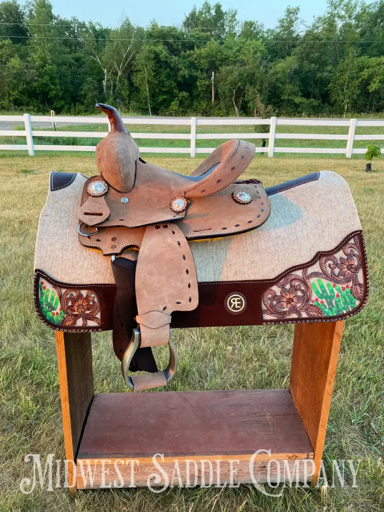 10” Cloverleaf Saddle Co. Kid’s Youth Western Rough Out Barrel