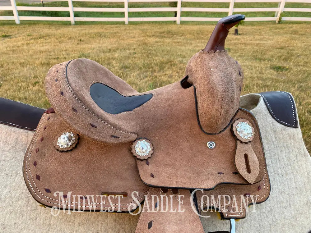 10” Cloverleaf Saddle Co. Kid’s Youth Western Rough Out Barrel