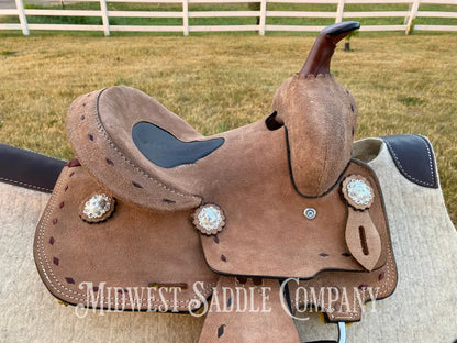 10” Cloverleaf Saddle Co. Kid’s Youth Western Rough Out Barrel