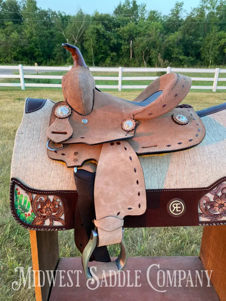 10” Cloverleaf Saddle Co. Kid’s Youth Western Rough Out Barrel