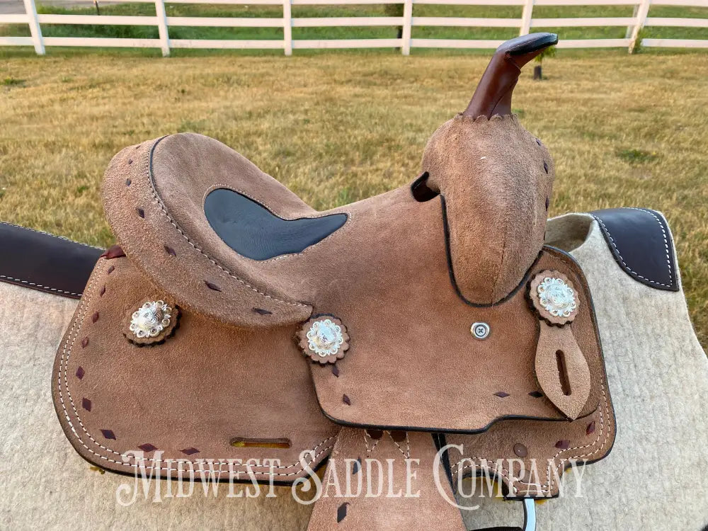 10” Cloverleaf Saddle Co. Kid’s Youth Western Rough Out Barrel