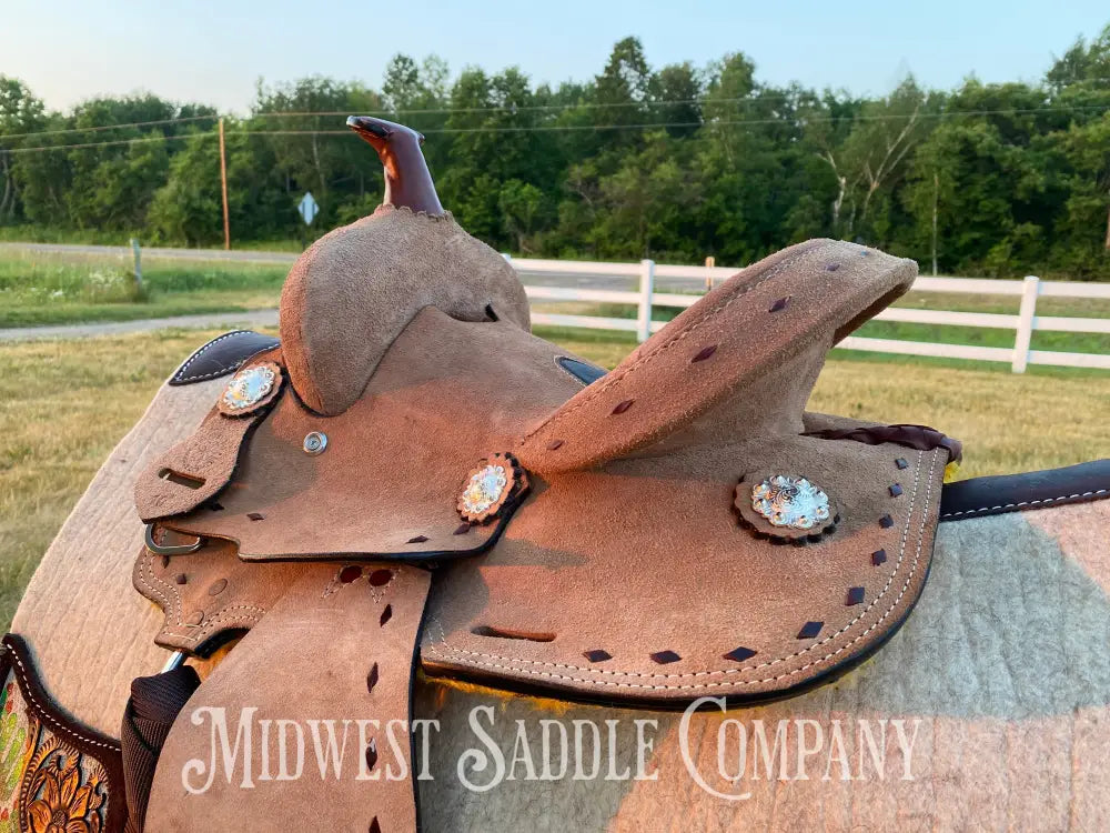 10” Cloverleaf Saddle Co. Kid’s Youth Western Rough Out Barrel