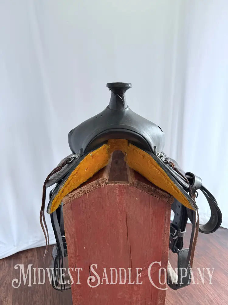 11” Kid’s Western Pony Trail Saddle Leather Tooling Western Saddle