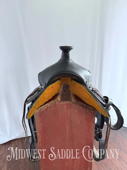 11” Kid’s Western Pony Trail Saddle Leather Tooling Western Saddle