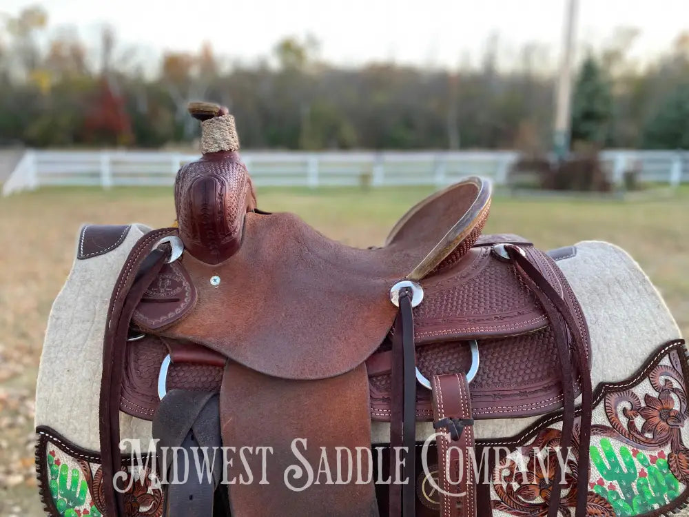 12” Srs Saddlery Youth Western Ranch Roping Saddle