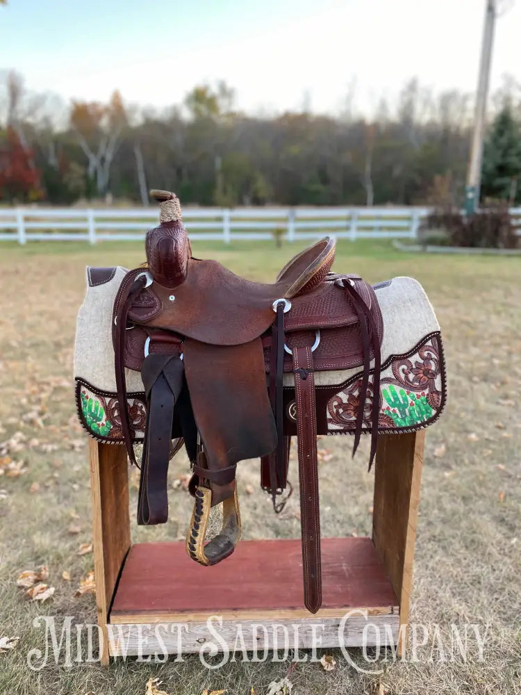 12” Srs Saddlery Youth Western Ranch Roping Saddle