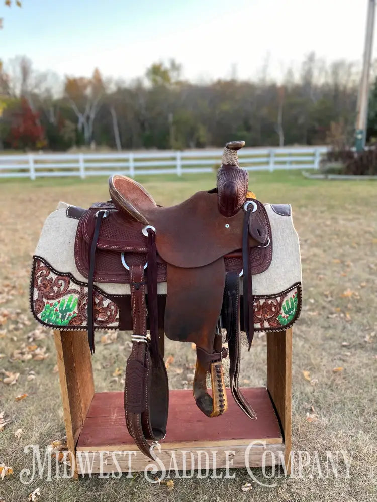 12” Srs Saddlery Youth Western Ranch Roping Saddle