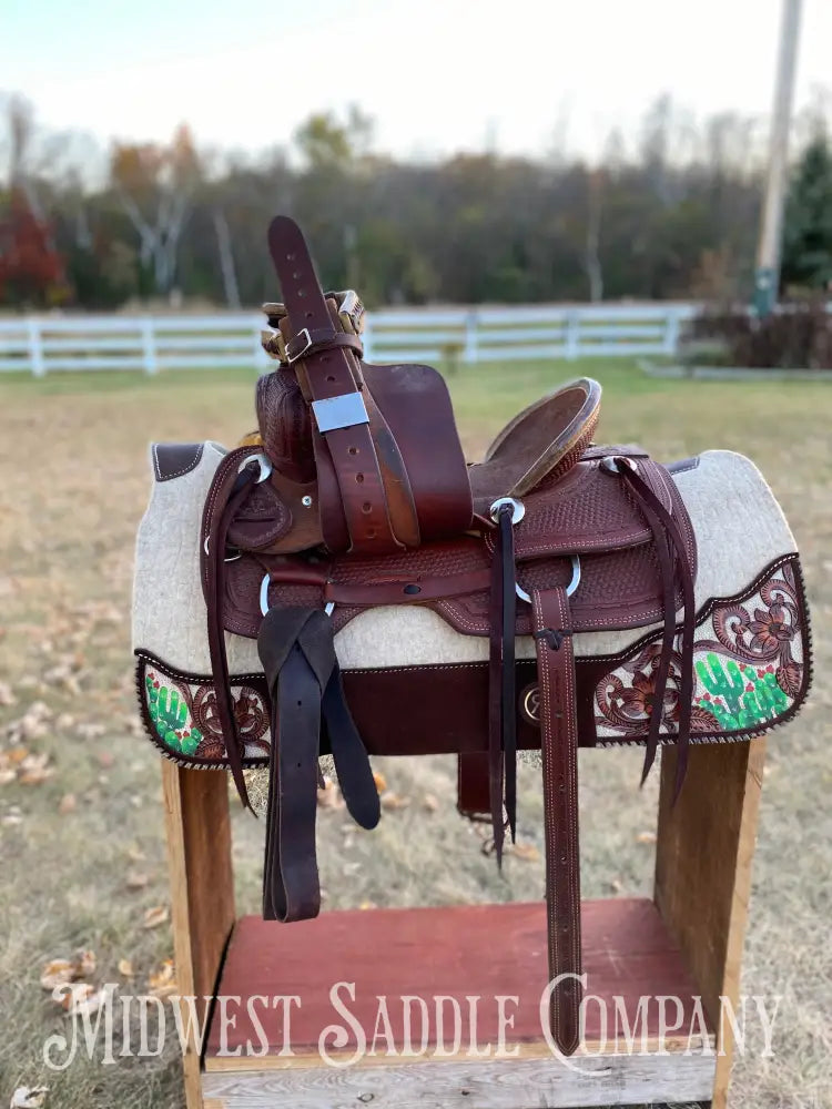 12” Srs Saddlery Youth Western Ranch Roping Saddle