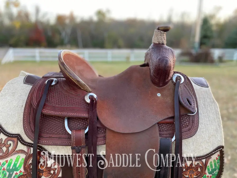 12” Srs Saddlery Youth Western Ranch Roping Saddle