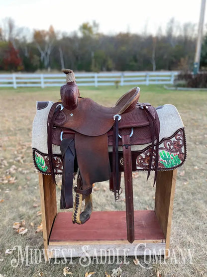 12” Srs Saddlery Youth Western Ranch Roping Saddle