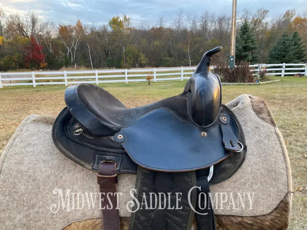 13” Big Horn Western Saddle- Leather & Synthetic