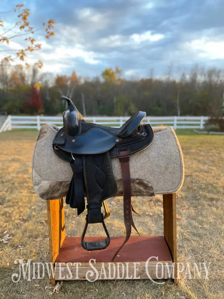 13” Big Horn Western Saddle- Leather & Synthetic