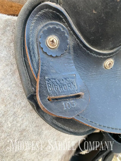 13” Big Horn Western Saddle- Leather & Synthetic