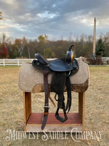 13” Big Horn Western Saddle- Leather & Synthetic