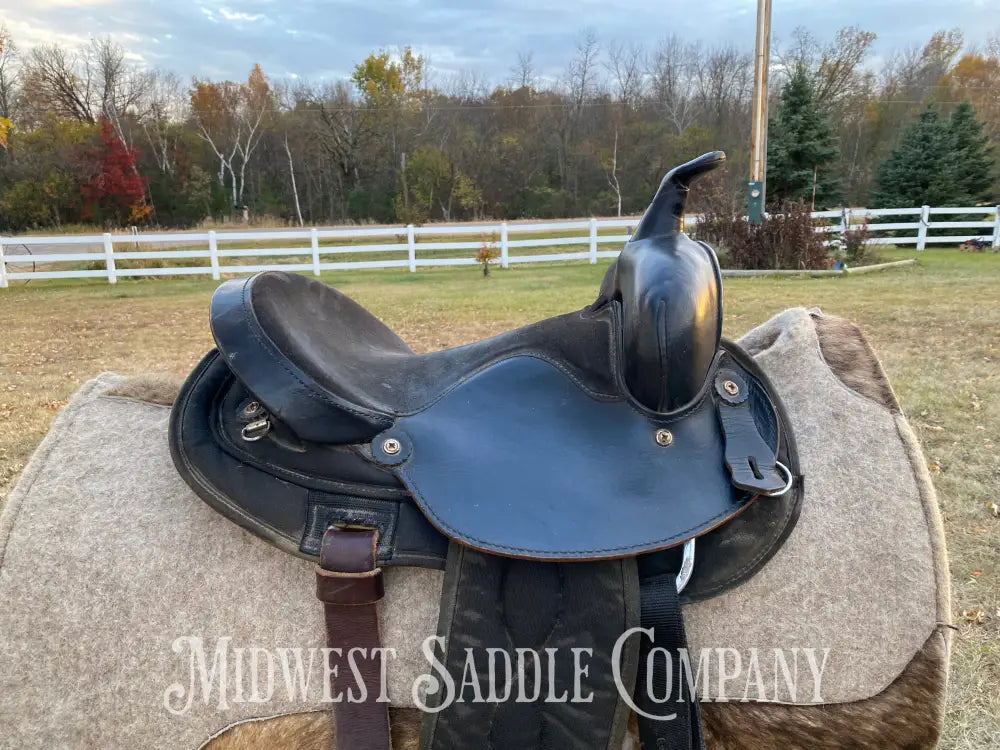 13” Big Horn Western Saddle- Leather & Synthetic