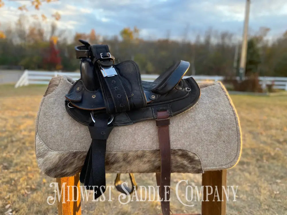 13” Big Horn Western Saddle- Leather & Synthetic