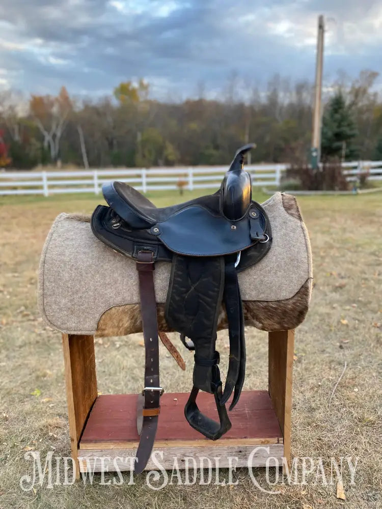 13” Big Horn Western Saddle- Leather & Synthetic