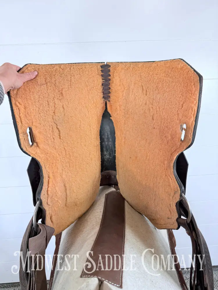Circle Y High Horse Leona Barrel Saddle 6320 Wide Tree FQHB 7” Gullet