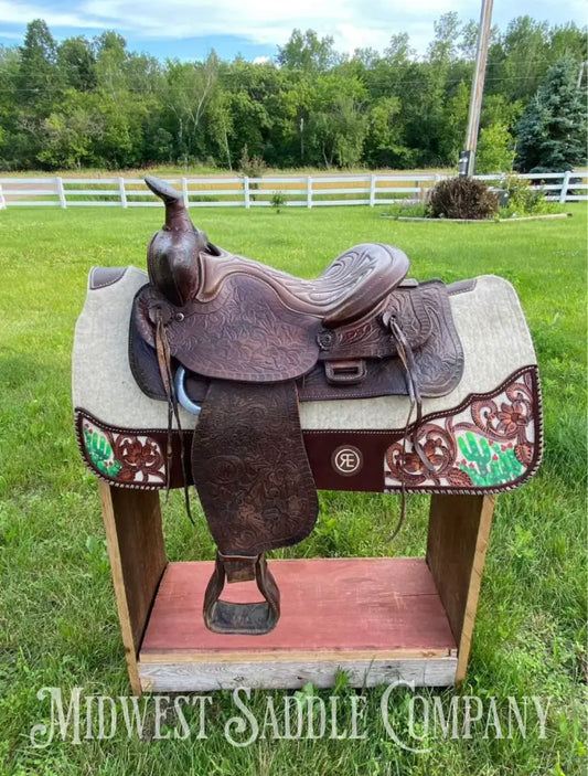 13’ Western Saddlery Big W’ Youth Ranch Saddle - Kid’s Children’s