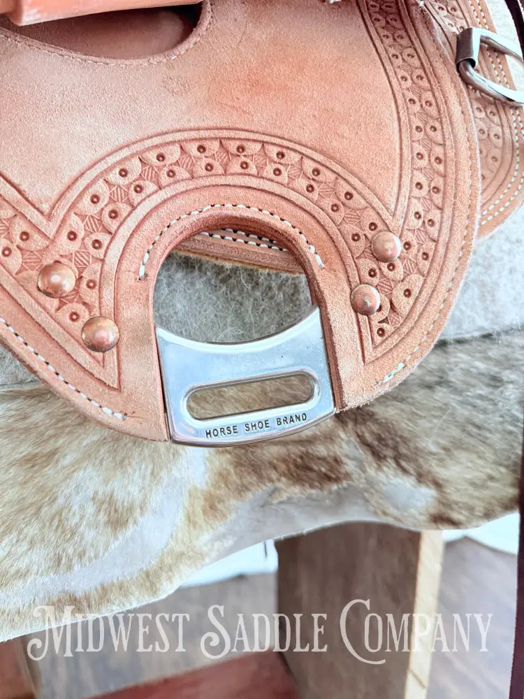14.5” Circle Y Western Association Ranch Saddle Wide Tree