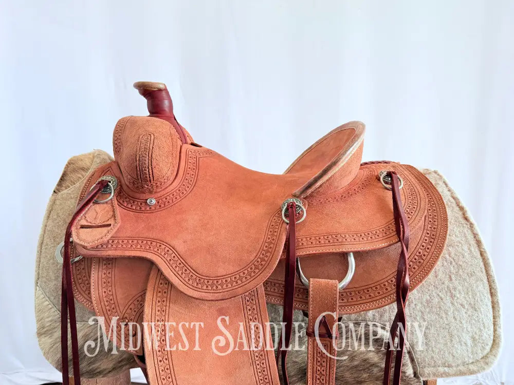 14.5” Circle Y Western Association Ranch Saddle Wide Tree