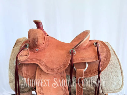 14.5” Circle Y Western Association Ranch Saddle Wide Tree