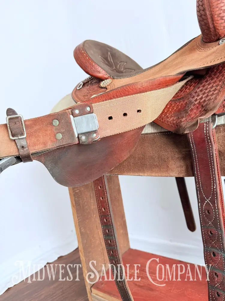 14.5” Double J Pozzi Pro Western Barrel Saddle Western Saddle