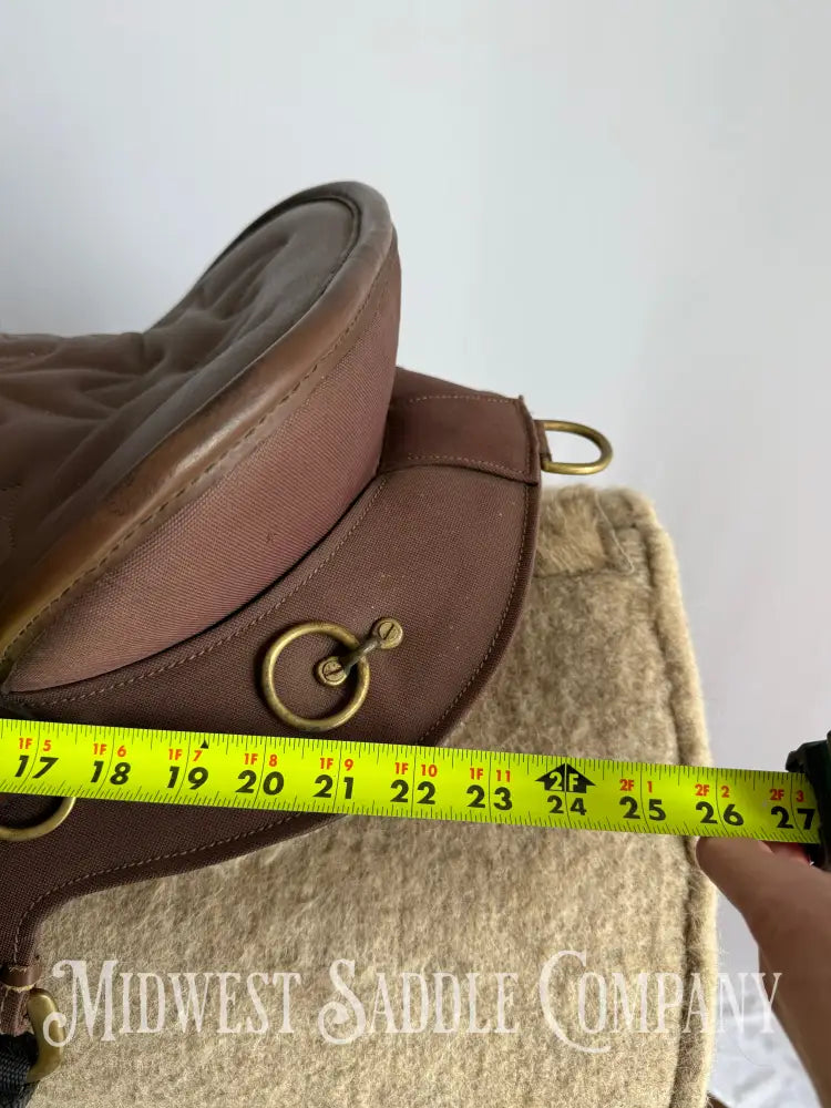 14.5” King Series Trekker Neutron Western Synthetic Endurance Saddle with Horn Brown Endurance Saddle