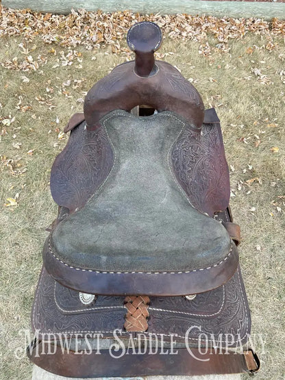 14.5” Oak Leaf Western Saddle