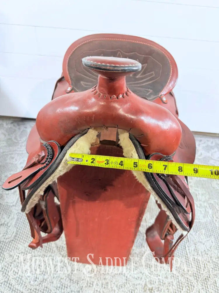 14.5” Valley Head VH Saddlery Circle M Western Trail Saddle 5” Gullet - Western Saddle