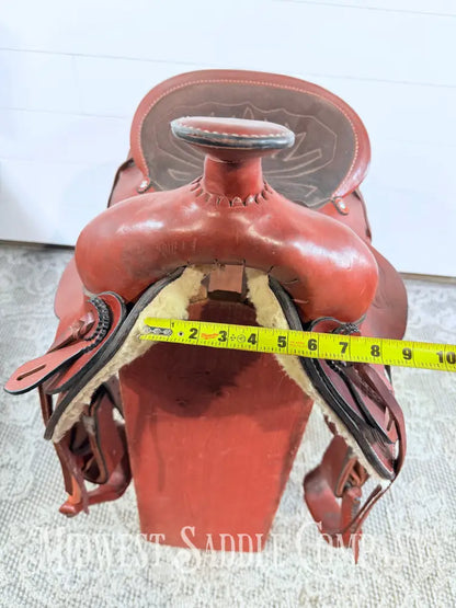 14.5” Valley Head VH Saddlery Circle M Western Trail Saddle 5” Gullet - Western Saddle