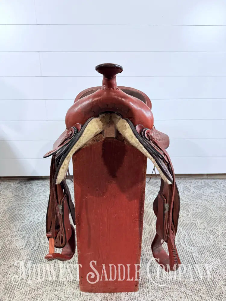 14.5” Valley Head VH Saddlery Circle M Western Trail Saddle 5” Gullet - Western Saddle