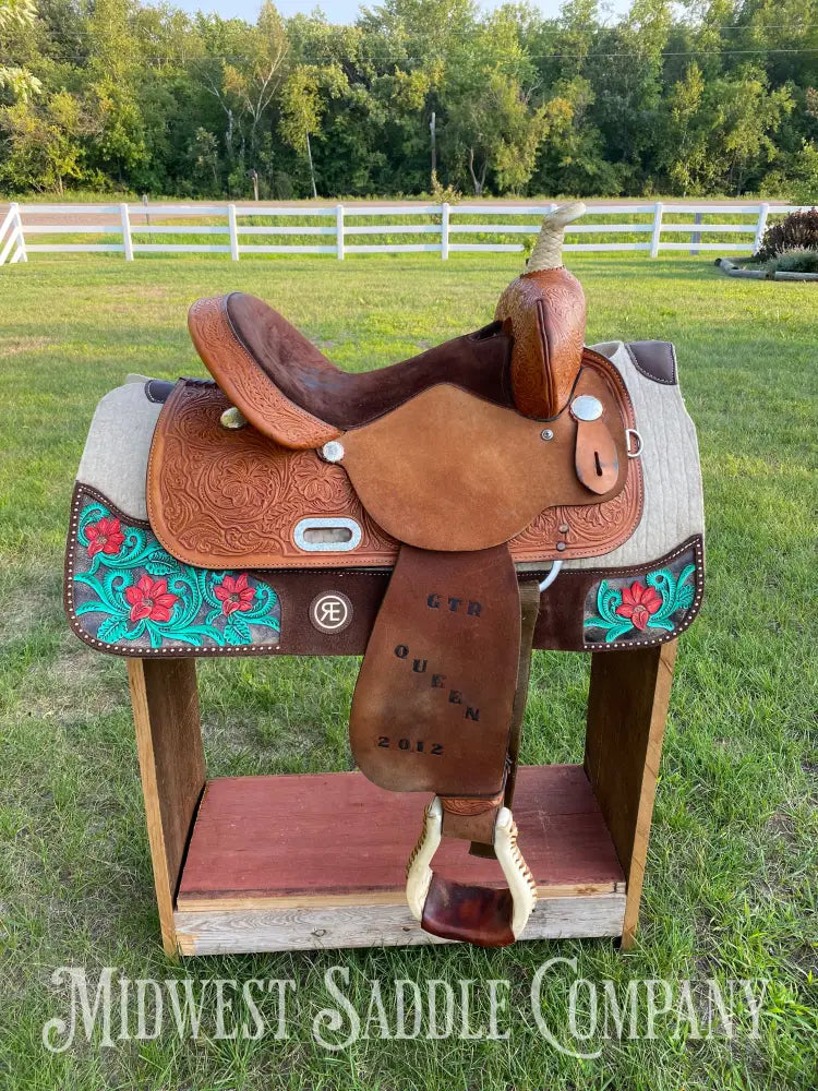 14’ Circle Y ’ The Proven’ Liberty Barrel Saddle Western