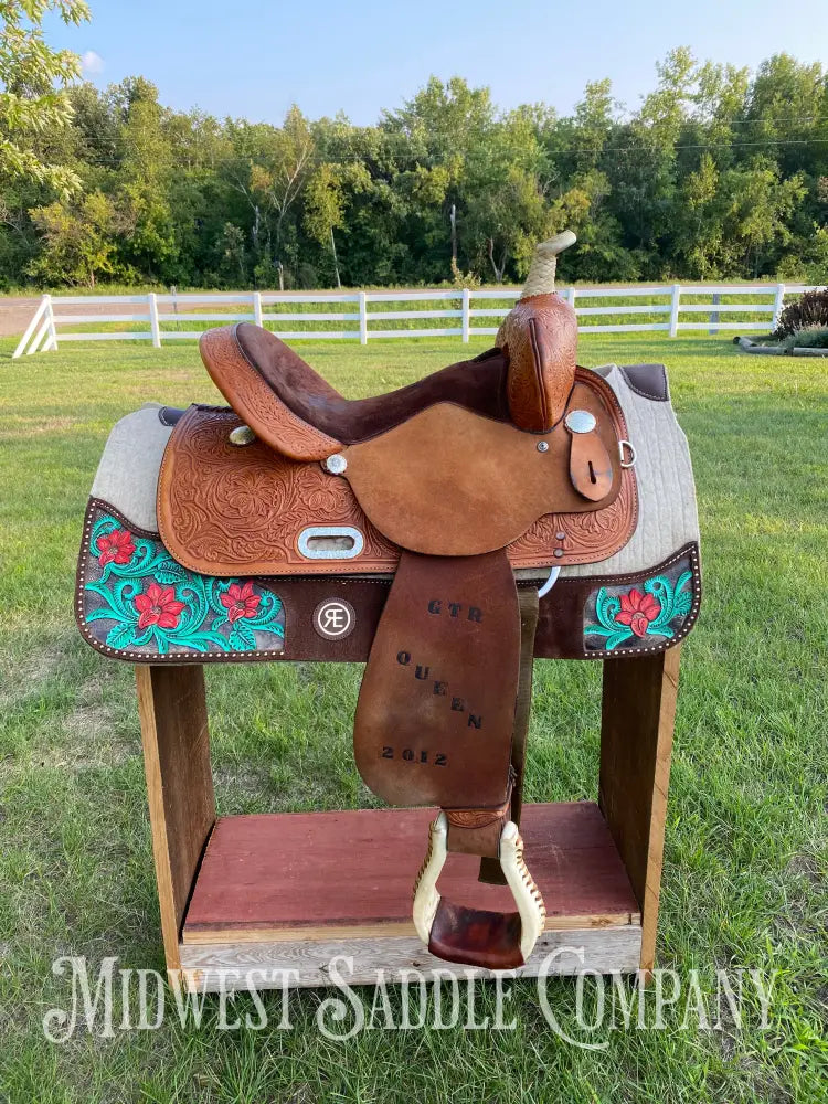 14’ Circle Y ’ The Proven’ Liberty Barrel Saddle Western