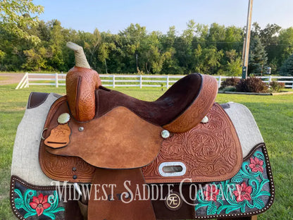 14’ Circle Y ’ The Proven’ Liberty Barrel Saddle Western