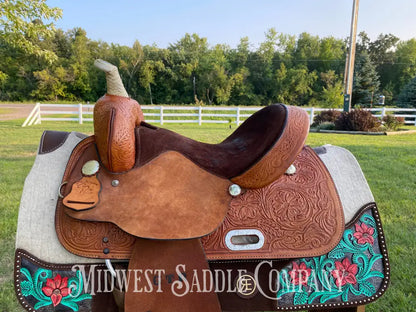 14’ Circle Y ’ The Proven’ Liberty Barrel Saddle Western