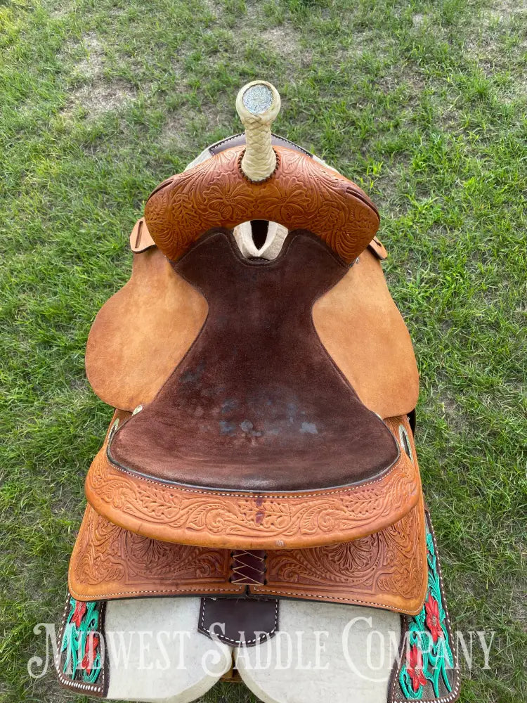 14’ Circle Y ’ The Proven’ Liberty Barrel Saddle Western