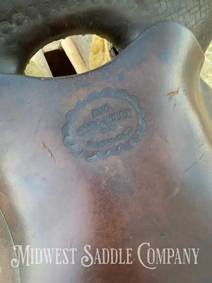 14” Pat Connolly Maker Western Highback Association Saddle - Made In Billings Montana