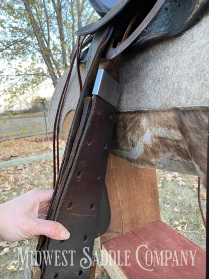 14” Pat Connolly Maker Western Highback Association Saddle - Made In Billings Montana