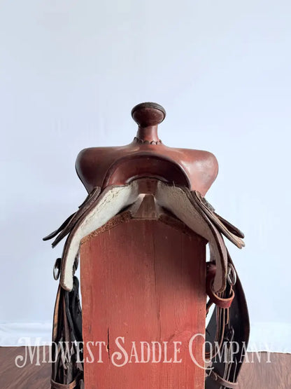 14” Simco Western Barrel Racing Saddle Suede Seat Jockeys Western Saddle