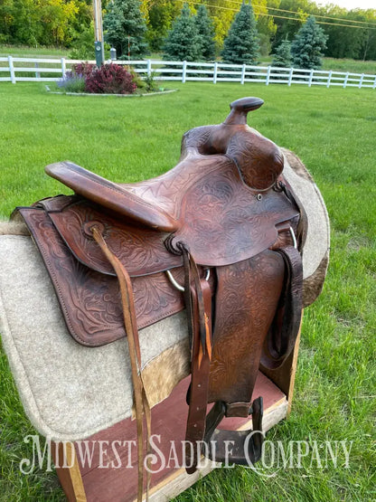 14’’ Vintage Bona Allen Western Ranch Saddle