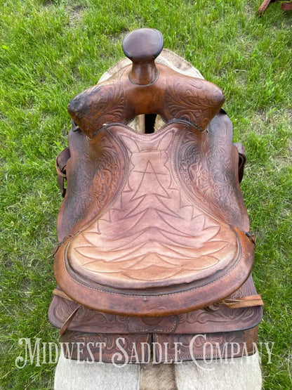 14’ Vintage Bona Allen Western Ranch Saddle