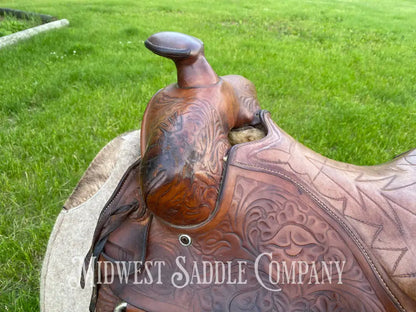 14’ Vintage Bona Allen Western Ranch Saddle