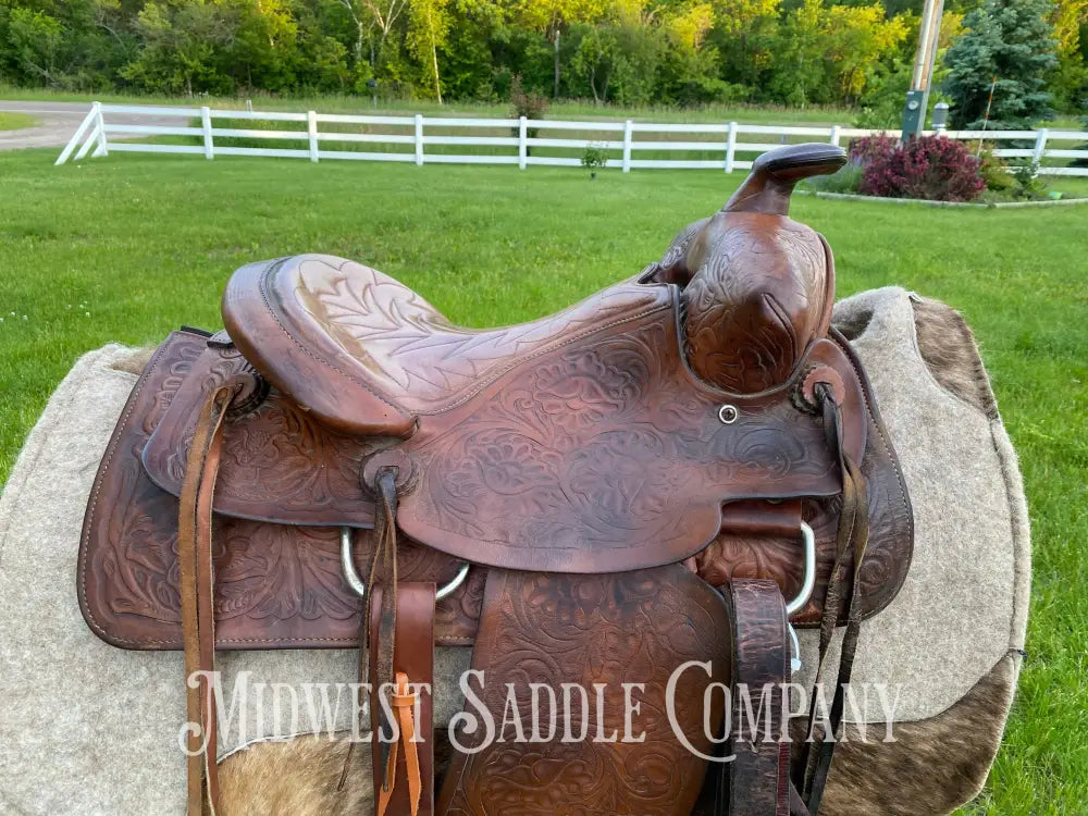 14’ Vintage Bona Allen Western Ranch Saddle