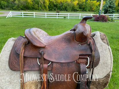 14’ Vintage Bona Allen Western Ranch Saddle