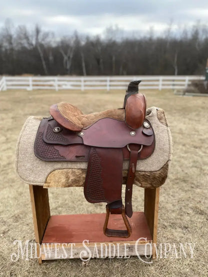 14” Western Roping Saddle - 6.5” Gullet Sqhb