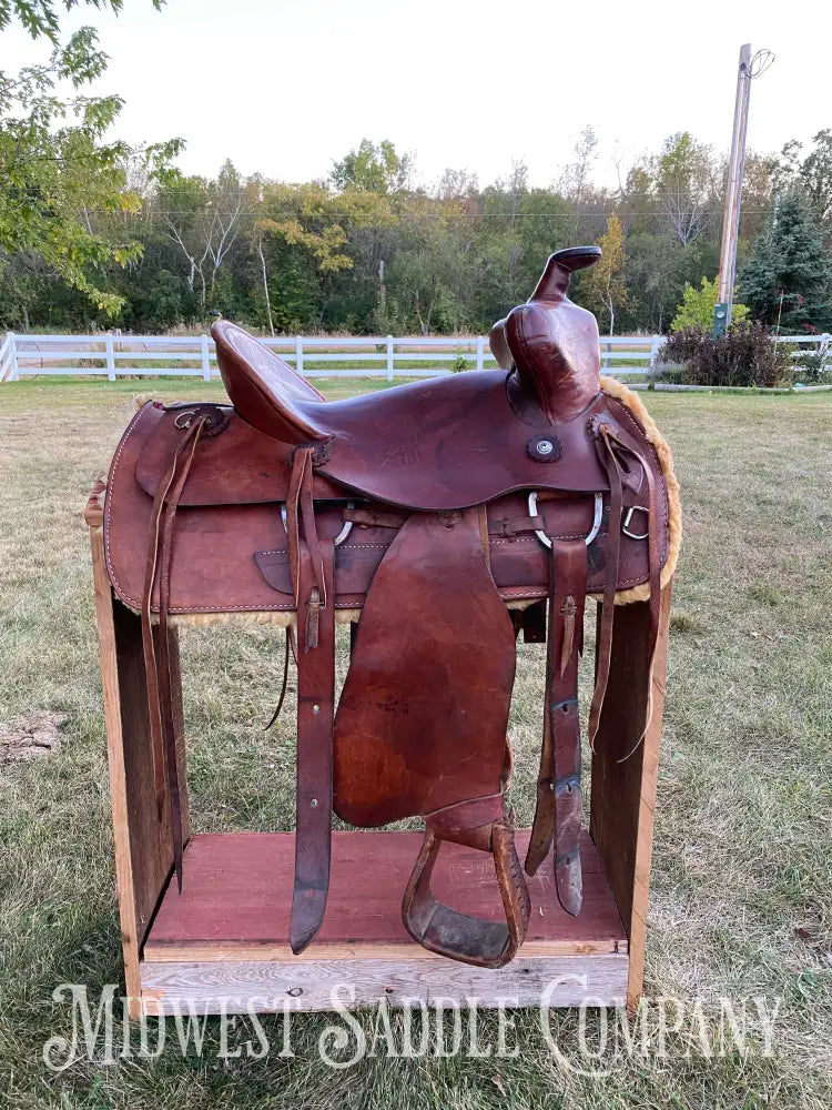 15” Bear Trap Western Saddle